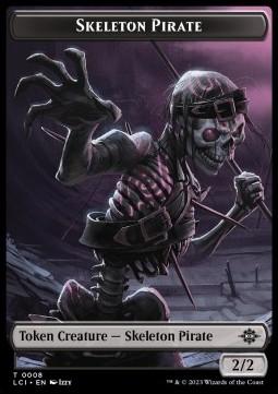 Skeleton Pirate Token (B 2/2) // Treasure Token (V.2)