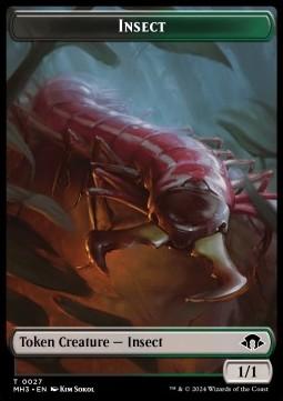 Insect Token (Black and Green 1/1)