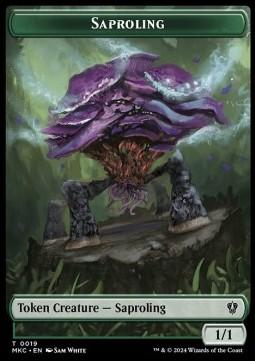 Saproling Token (G 1/1) // Morph Token (C 2/2)