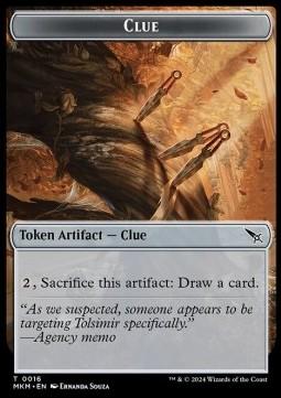 Clue Token // Art Card (V.3)