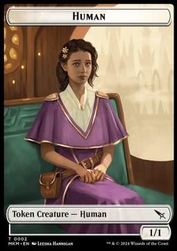 Human Token (W 1/1) // Detective Token (WU 2/2)