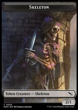 Skeleton Token (B 2/1) // Thopter Token (A 1/1)