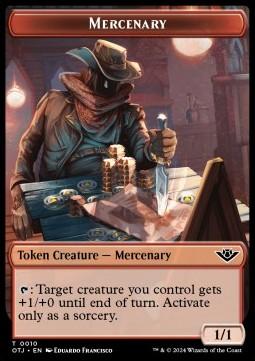 Mercenary Token (R 1/1) // Scorpion Dragon Token (R 4/4)