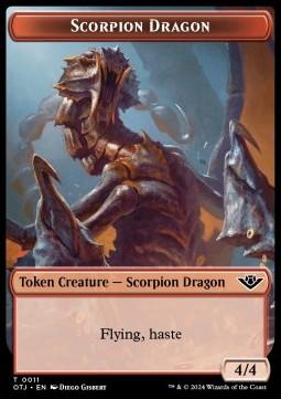 Scorpion Dragon Token (R 4/4) // Treasure Token