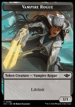 Vampire Rogue Token (B 1/1) // Treasure Token