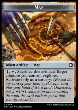 Map Token // Treasure Token