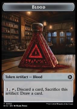 Blood Token // Mercenary Token (R 1/1)