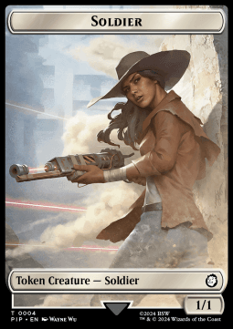 Soldier Token (W 1/1) // Junk Token