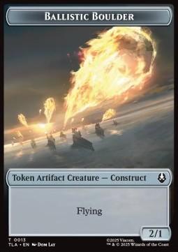 Ballistic Boulder Token (A 2/1) // Soldier Token (R 2/2)