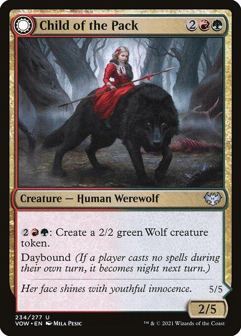 Child of the Pack // Savage Packmate (front)
