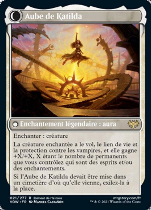 Katilda, Dawnhart Martyr // Katilda's Rising Dawn (back)