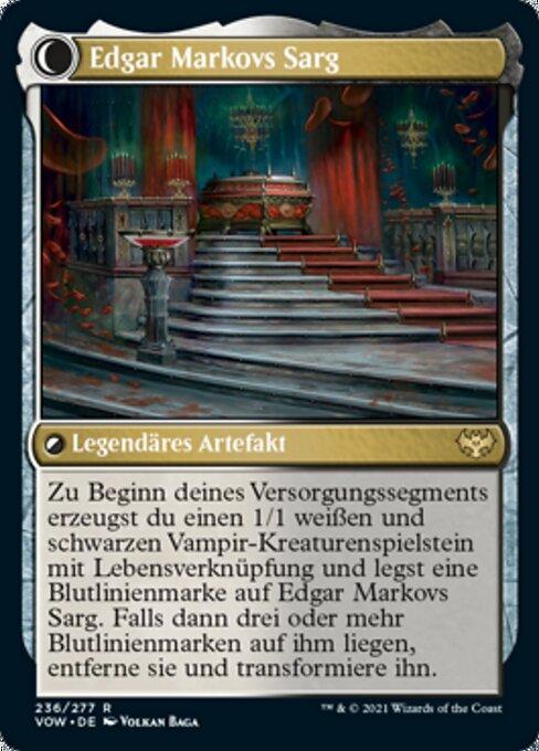 Edgar, Charmed Groom // Edgar Markov's Coffin (back)