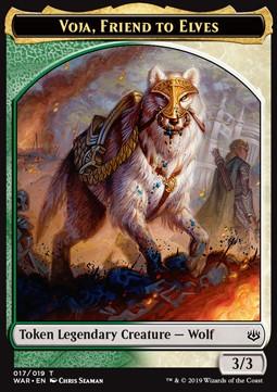 Voja, Friend to Elves Token