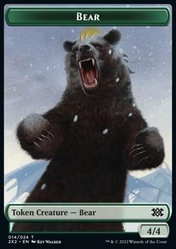Bear Token (G 4/4) // Spirit Token (W 1/1)