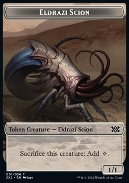 Eldrazi Scion Token (C 1/1) // Saproling Token (G 1/1)
