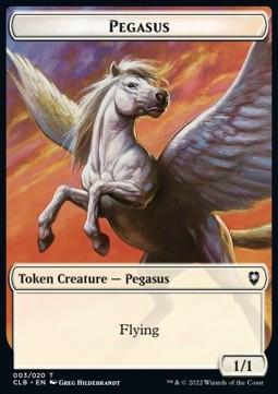 Pegasus Token (W 1/1) // Treasure Token