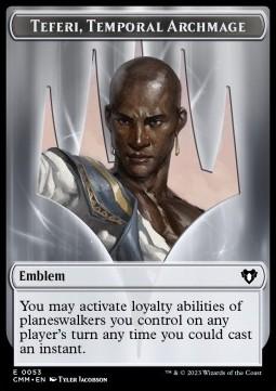 Teferi, Temporal Archmage Emblem // Servo Token (A 1/1)