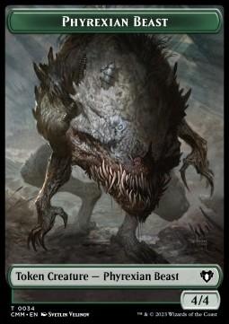 Phyrexian Beast Token (G 4/4) // Treasure Token