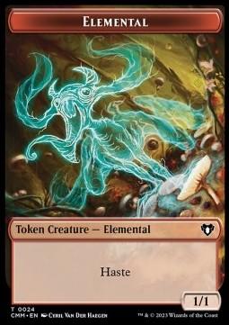 Elemental Token (R 1/1 Haste) // Ob Nixilis of the Black Oath Emblem