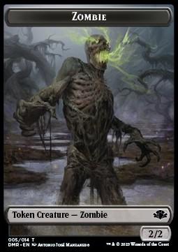 Zombie Token (Black 2/2)