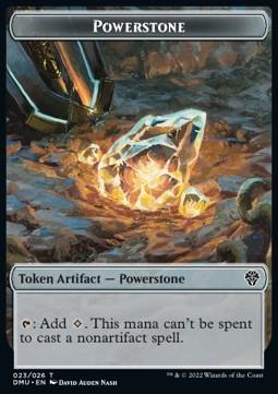 Powerstone Token // Saproling Token (G 1/1)