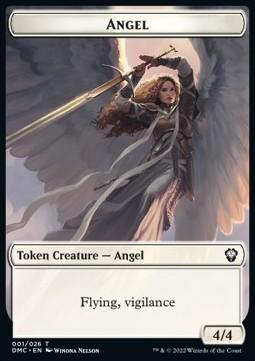Angel Token (W 4/4 Vigilance) // Soldier Token (W 1/1)