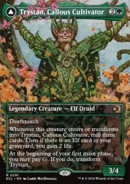 Trystan, Callous Cultivator // Trystan, Penitent Culler