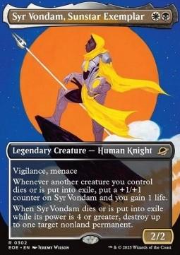 Syr Vondam, Sunstar Exemplar