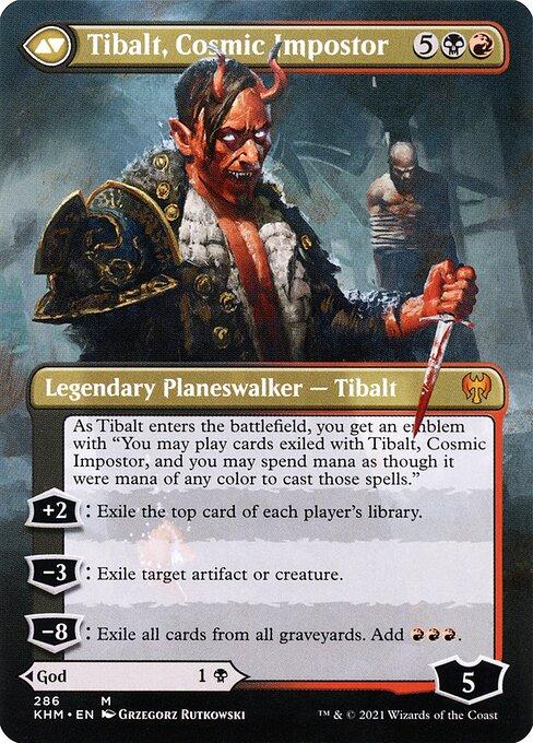 Valki, God of Lies // Tibalt, Cosmic Impostor (V.1) (back)