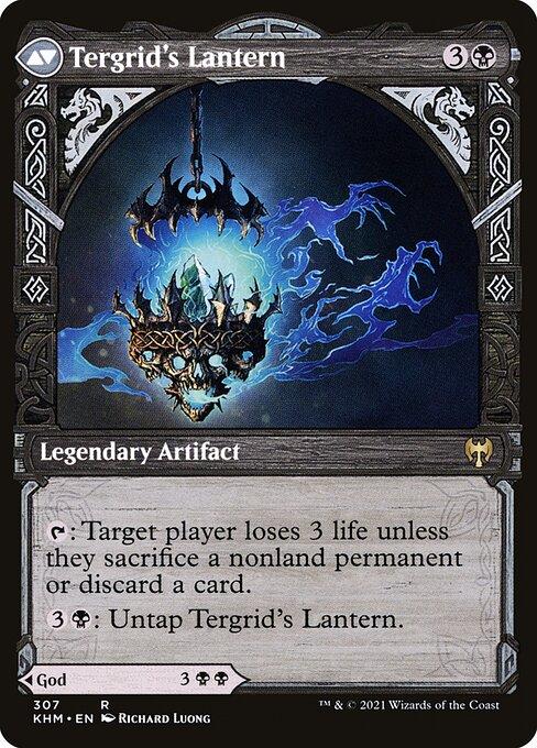 Tergrid, God of Fright // Tergrid's Lantern (back)