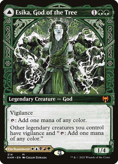 Esika, God of the Tree // The Prismatic Bridge (front)
