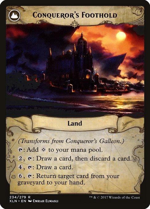 Conqueror's Galleon / Conqueror's Foothold (back)