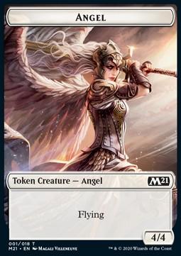 Angel Token (W 4/4) // Cat Token (G 2/2)