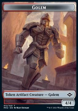 Golem Token (A 4/4) // Treasure Token