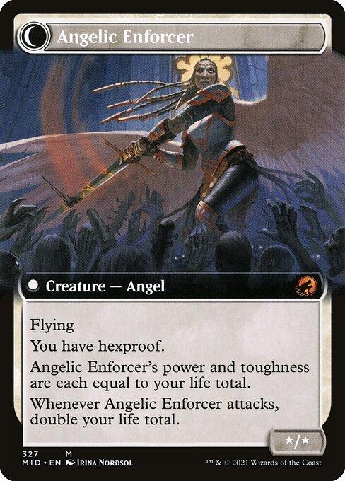 Enduring Angel // Angelic Enforcer (back)