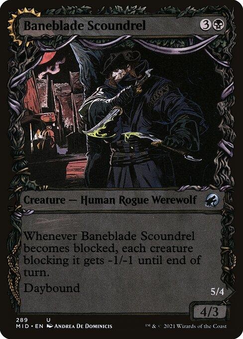 Baneblade Scoundrel // Baneclaw Marauder (front)
