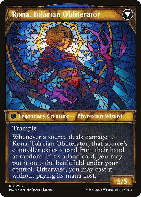 Rona, Herald of Invasion // Rona, Tolarian Obliterator (back)