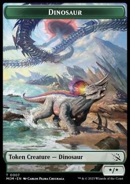Dinosaur Token (G */*) // Warrior Token (RW 3/2)