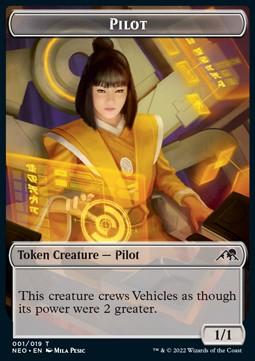 Pilot Token (C 1/1) // Spirit Token (C 1/1)