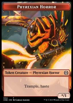 Phyrexian Horror Token (R */1) // Phyrexian Mite Token (A 1/1)