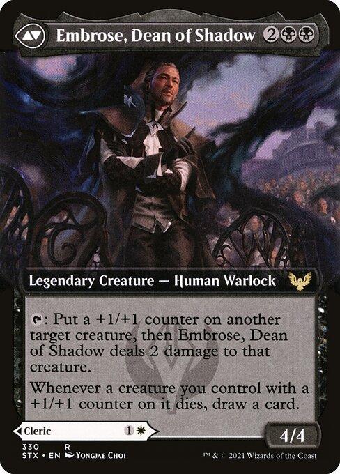 Shaile, Dean of Radiance // Embrose, Dean of Shadow (back)