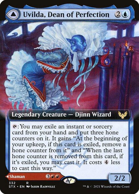 Uvilda, Dean of Perfection // Nassari, Dean of Expression (front)