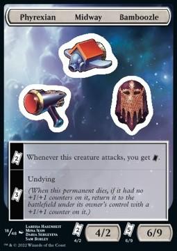 Phyrexian Midway Bamboozle Sticker