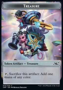 Treasure Token // Clown Robot Token (W 1/1) (V.2)