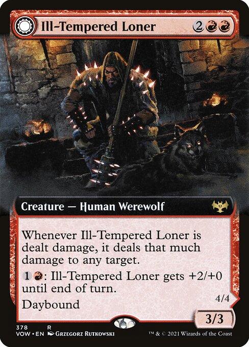 Ill-Tempered Loner // Howlpack Avenger (front)