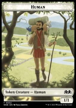Human Token (W 1/1) // Food Token (V.2)