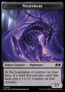 Nightmare Token (B 1/1) // Food Token (V.1)