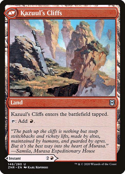 Kazuul's Fury // Kazuul's Cliffs (back)