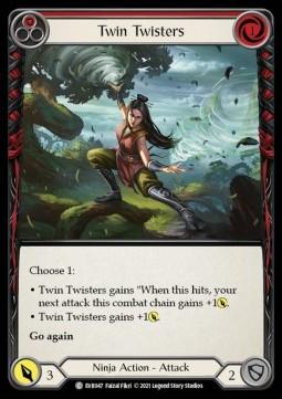 Twin Twisters (Red) (Rainbow Foil)