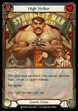 High Striker (Blue) (Extended Art Rainbow Foil)